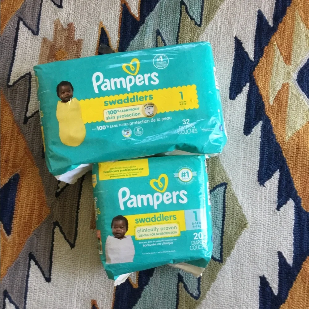 Pampers Swaddlers Diaper Covers - Teal (Pack)
